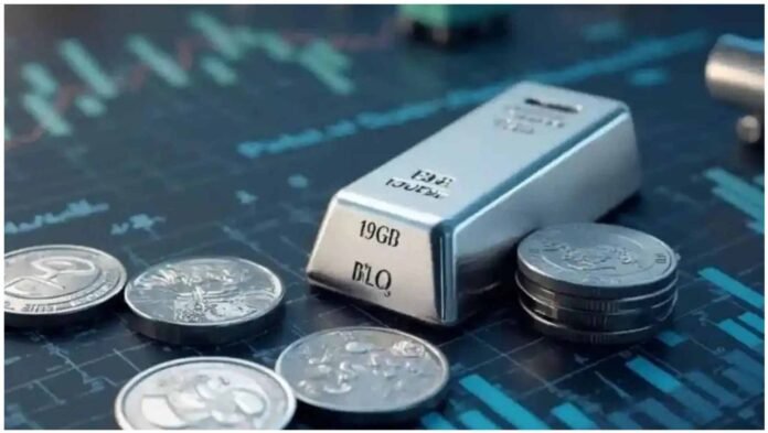 Silver price forecast 2026 showing silver bars with market volatility and warning trend