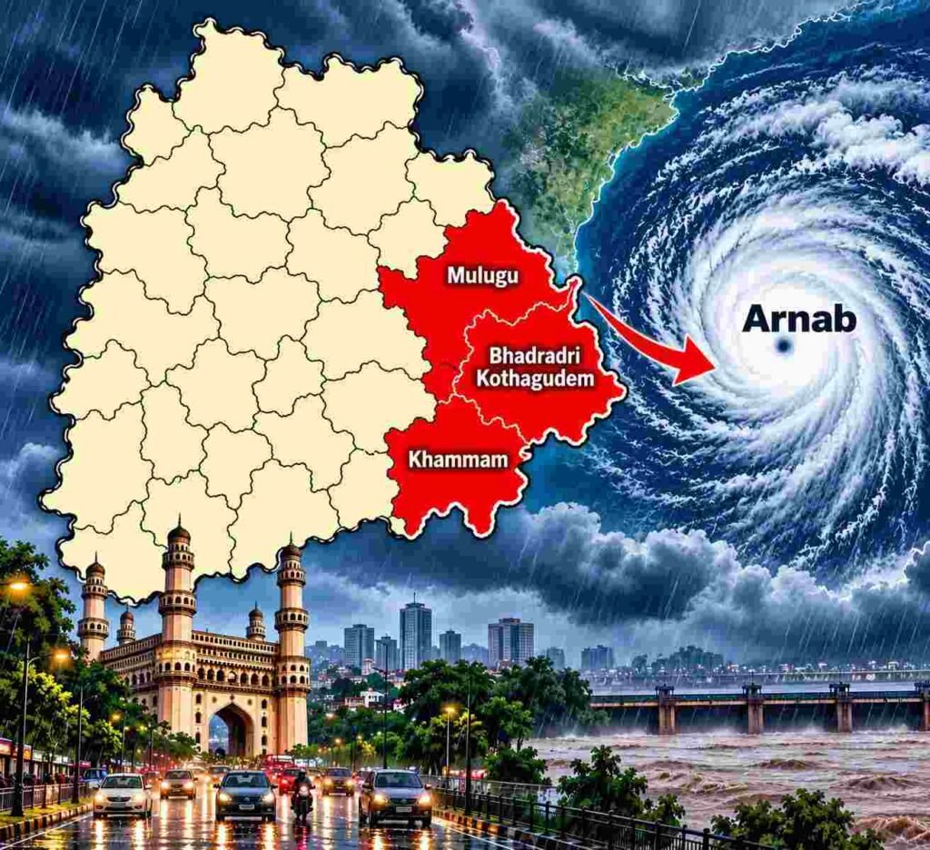 Red alert | తెలంగాణకు ముప్పు పొంచివుంది.. ఆ మూడు జిల్లాలకు ఐఎండీ రెడ్ అలర్ట్!